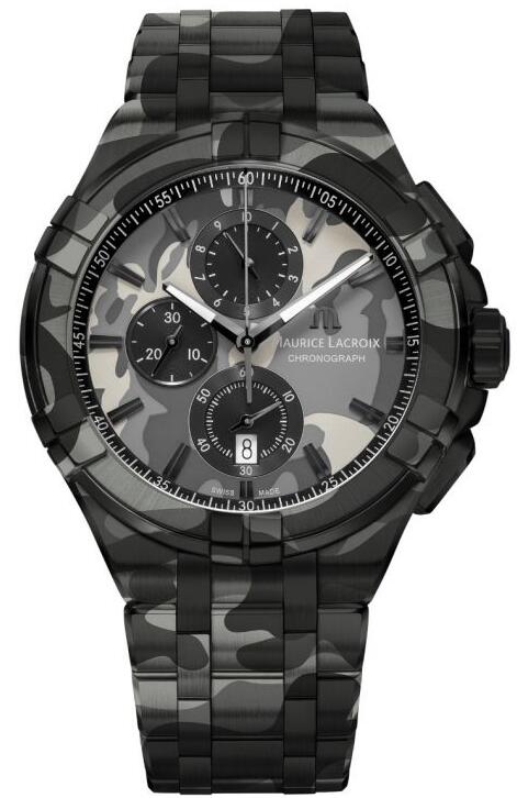 Maurice Lacroix AIKON Chronograph Camouflage AI1018-PVB02-336-1 Replica Watch